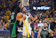 NBA》天王山之战勇士压着塞尔提克打 半场领先12分-资源分享网